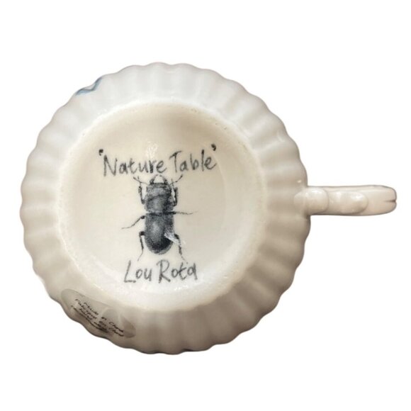 Anthropologie Nature Table Teacup By Lou Rota With Bee Floral Design - Picture 5 of 6